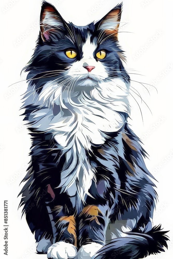 AI Image Generator, Majestic Cat Portrait AI Image Generator, Majestic Cat Portrait