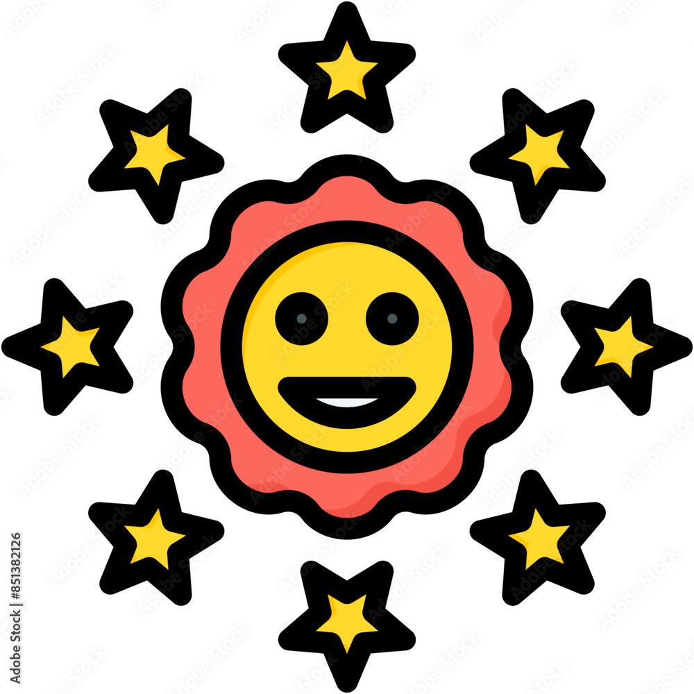 Positivity Optimism Icon Positivity Optimism Icon