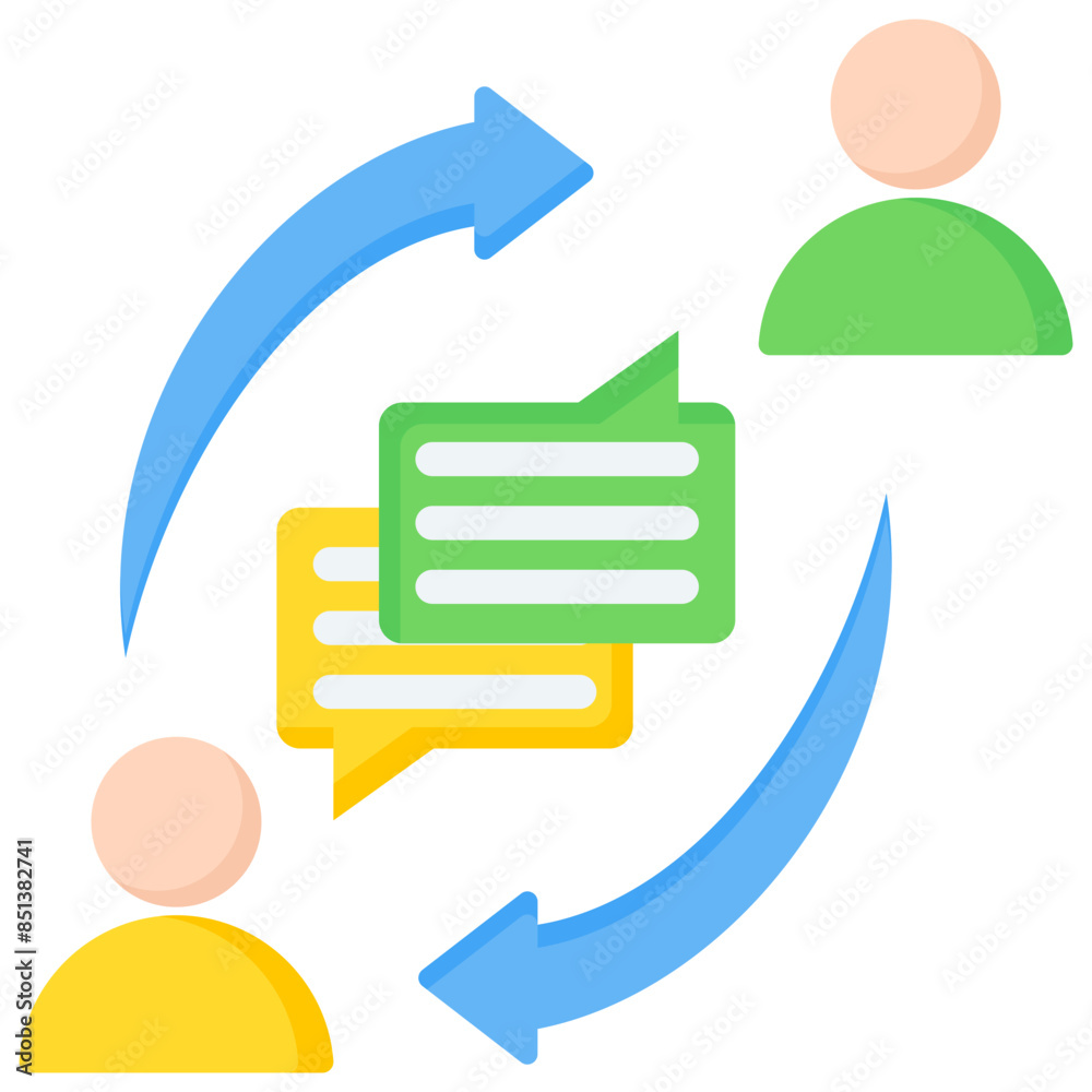 Communication Engagement Icon Communication Engagement Icon