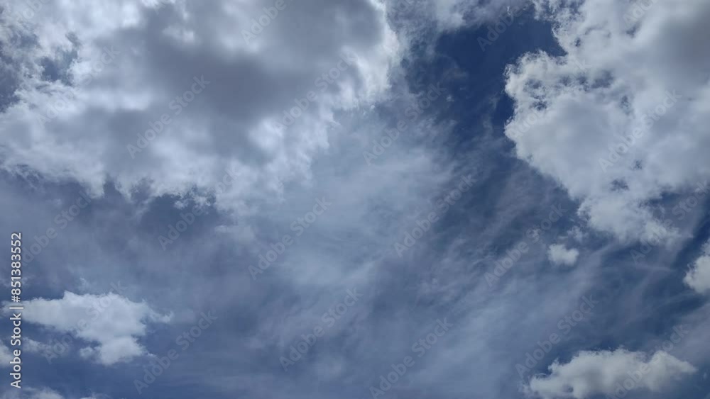 Cirrostratus clouds along with the other clouds in the afternoon Cirrostratus clouds along with the other clouds in the afternoon