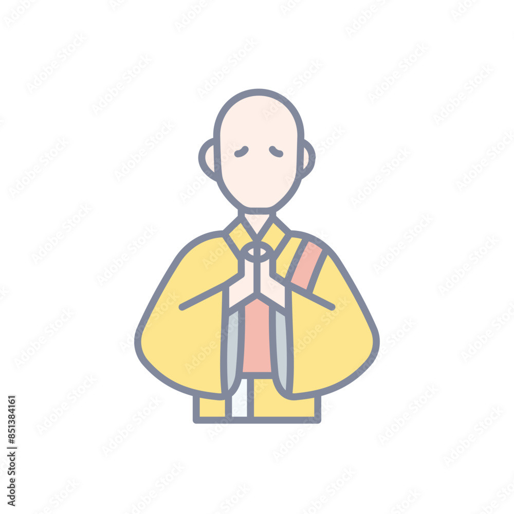 Buddha vector icon Buddha vector icon