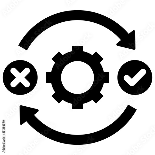 Decision Making Process Icon