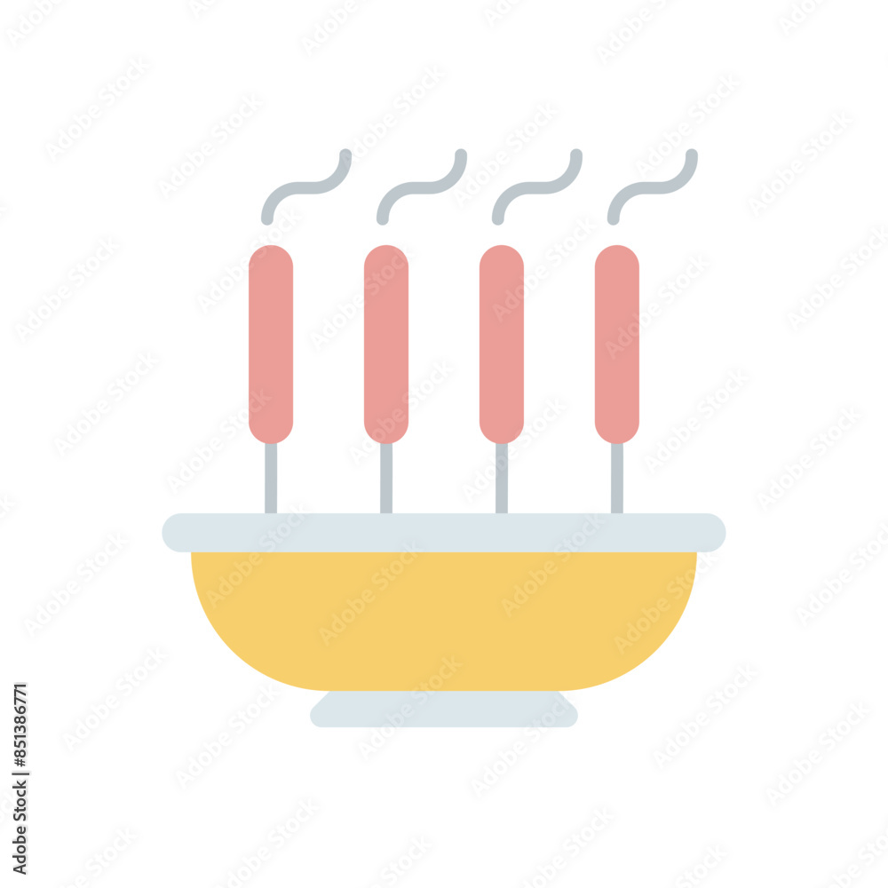 Incense vector icon Incense vector icon