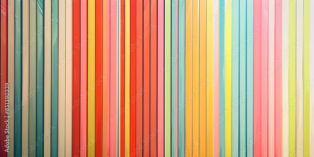 Colorful Retro stripe seamless pattern background - Ai Generated Colorful Retro stripe seamless pattern background - Ai Generated