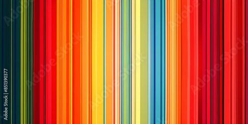 Colorful Retro stripe seamless pattern background - Ai Generated