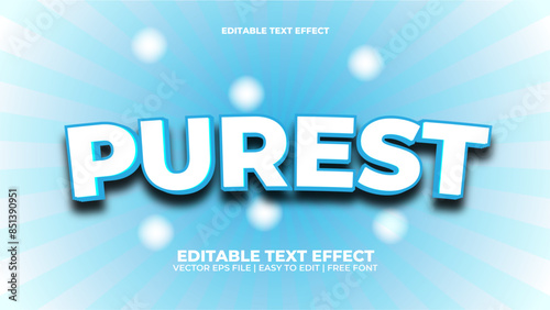 purest editable text effect
