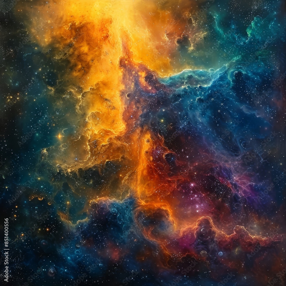 Nebula's Cosmic Glow Nebula's Cosmic Glow