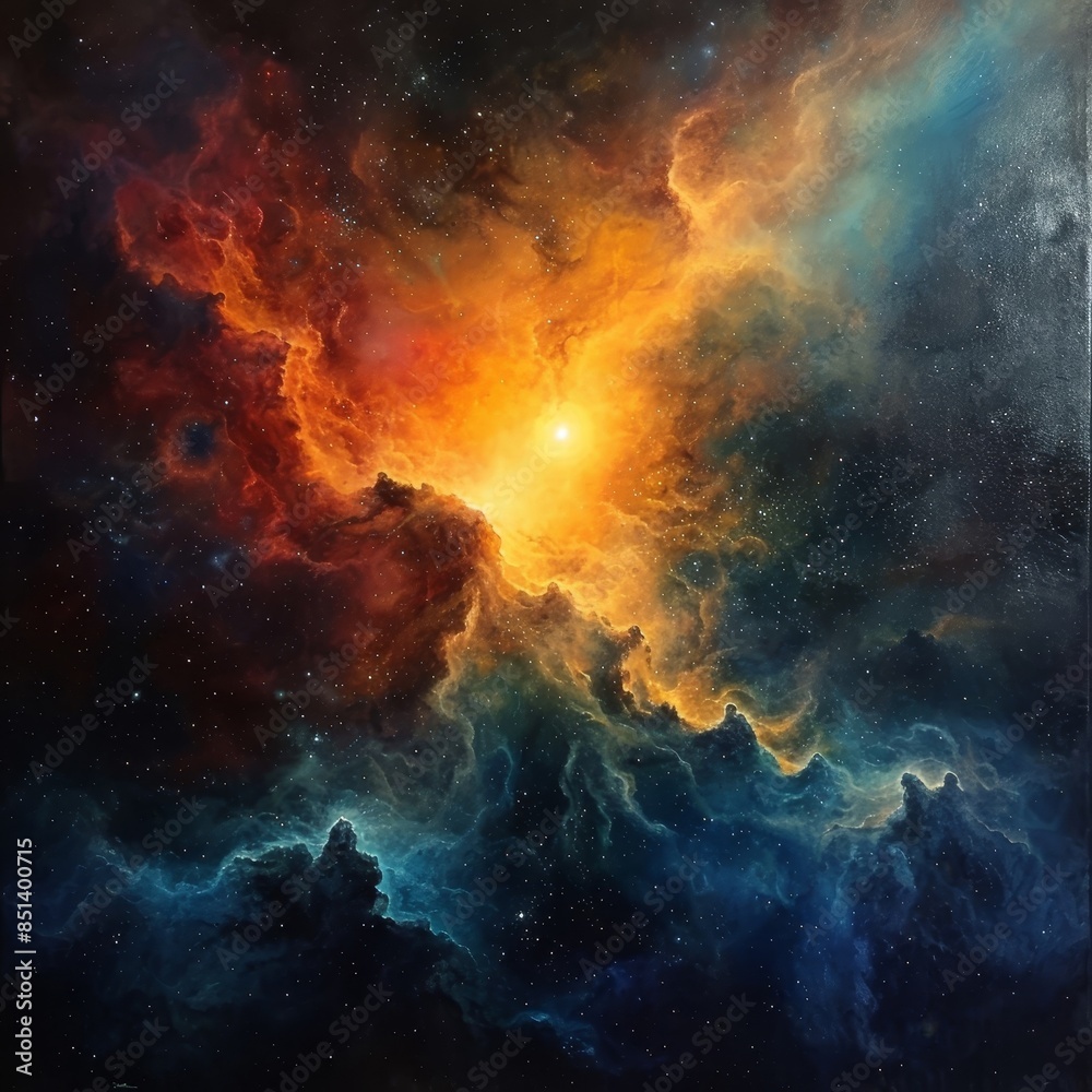 Nebula's Cosmic Glow Nebula's Cosmic Glow