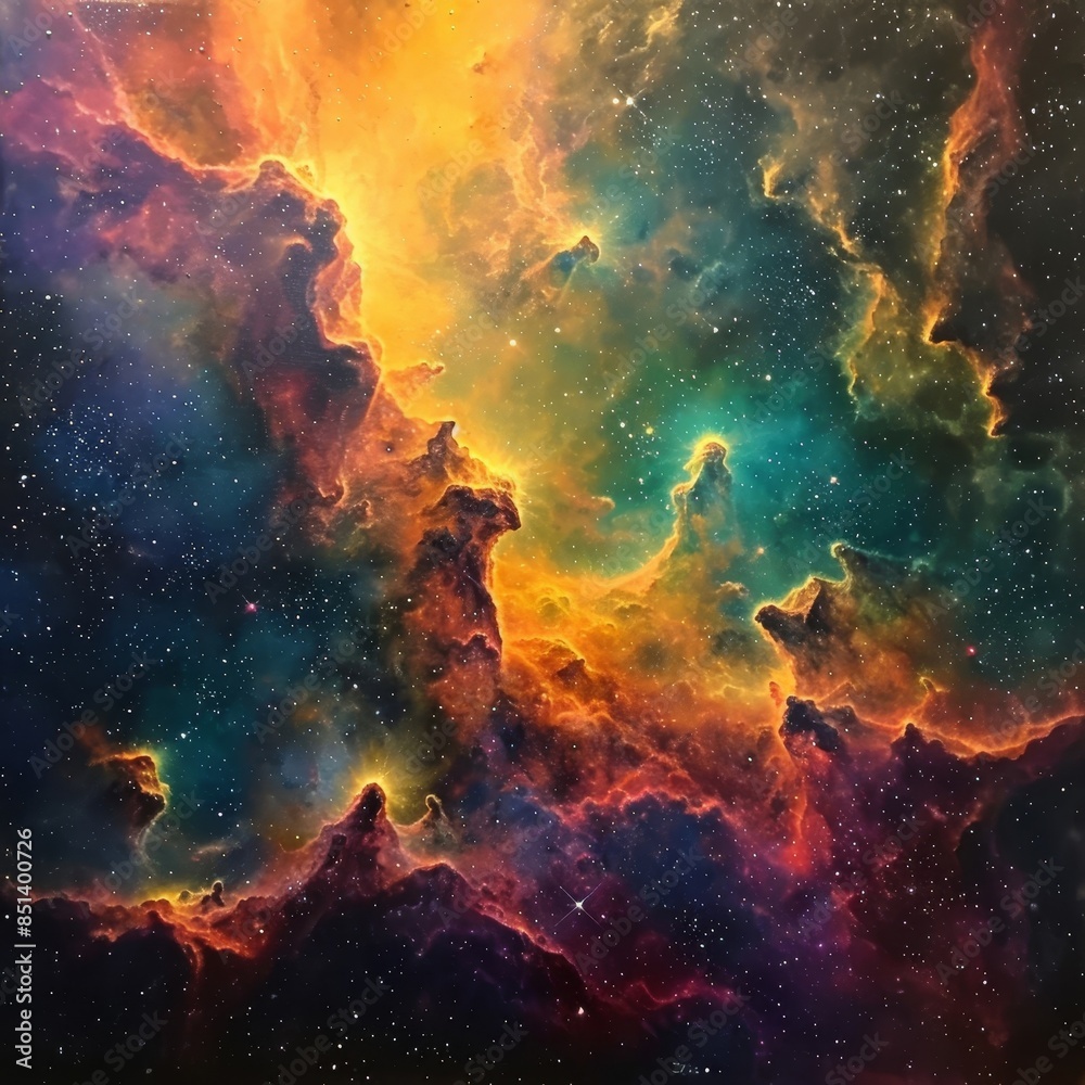 Nebula's Cosmic Glow Nebula's Cosmic Glow