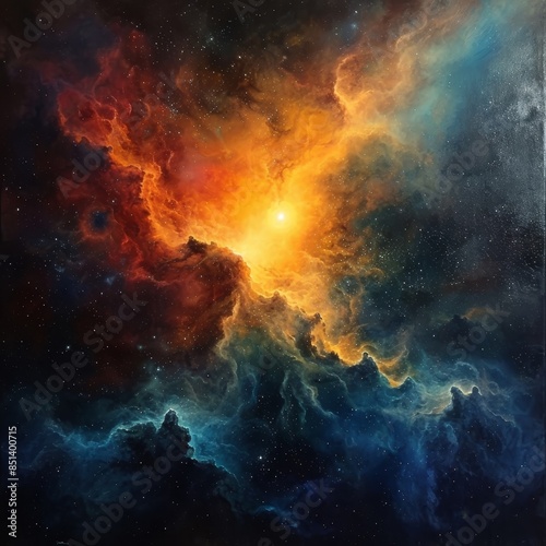 Nebula's Cosmic Glow © Louis Deconinck