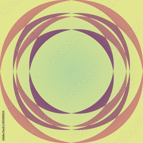 Gradient Decorative Texture Shape