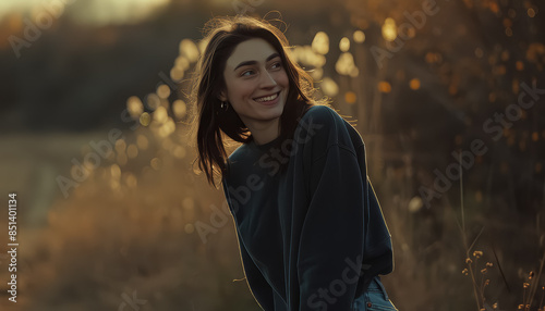 A woman is smiling and wearing a black sweater © terra.incognita