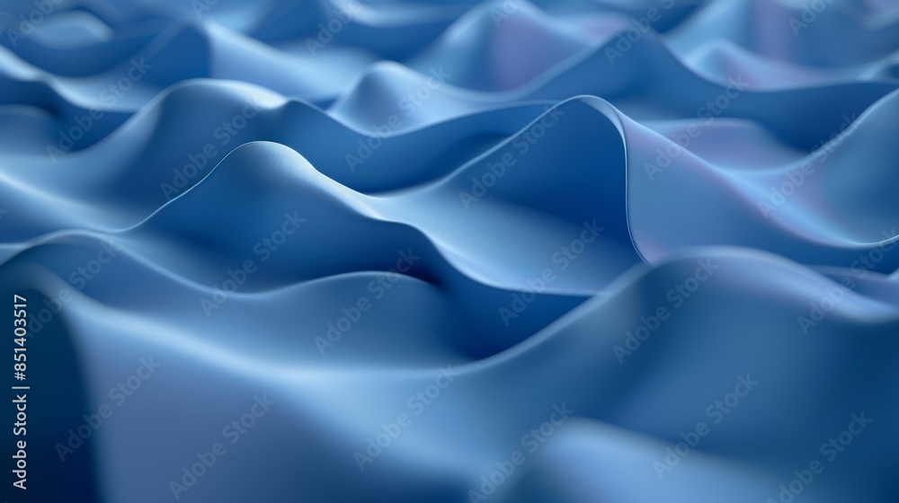 Fototapeta premium abstract background undulating blue waves suggesting calm