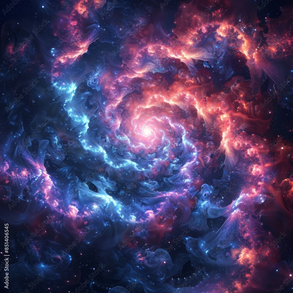 Galactic Whispers: Starry Fractals Galactic Whispers: Starry Fractals