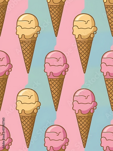 ice cream pattern