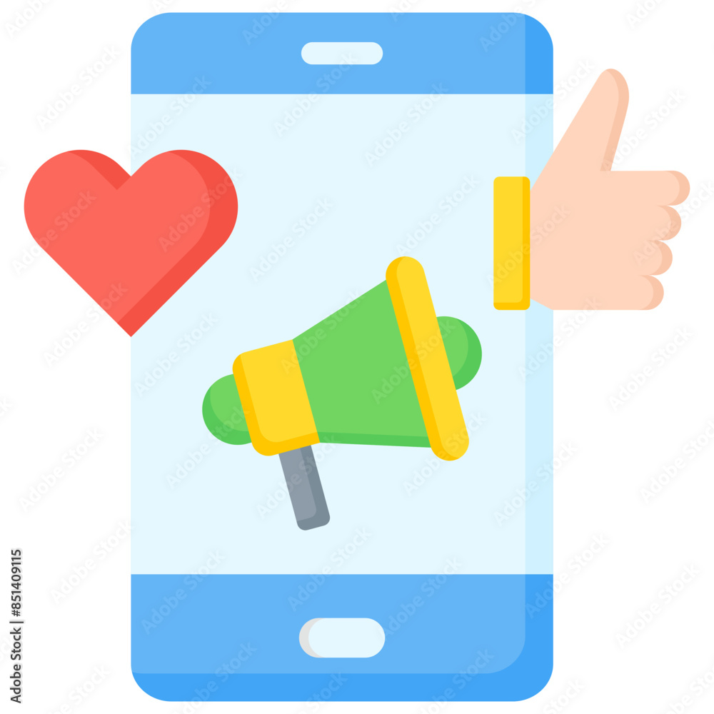 Social Media Marketing Icon Social Media Marketing Icon