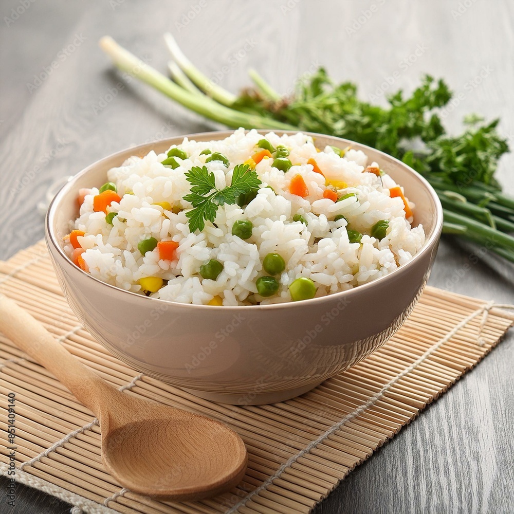Delicious healthy vegetable basmati rice Delicious healthy vegetable basmati rice