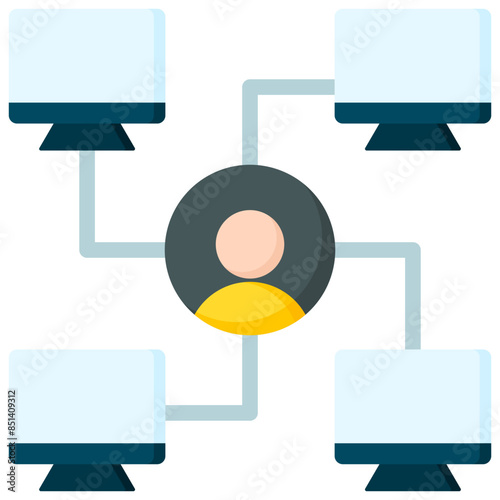 Online Collaboration Tools Icon