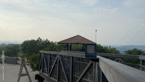 architecture skywalk structure tourism travel songkhla kuan ron hill.