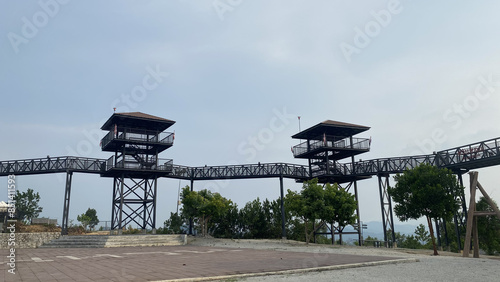 architecture skywalk structure tourism travel songkhla kuan ron hill.