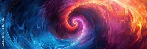 Abstract Swirling Colors