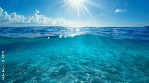 Sunlit Underwater Paradise