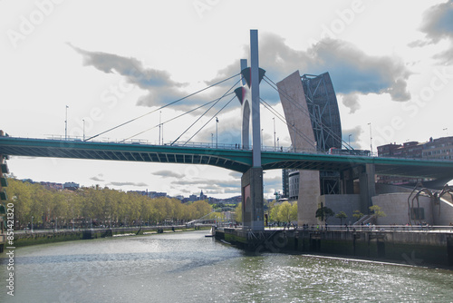 La salve zubia bridge at Bilbao photo