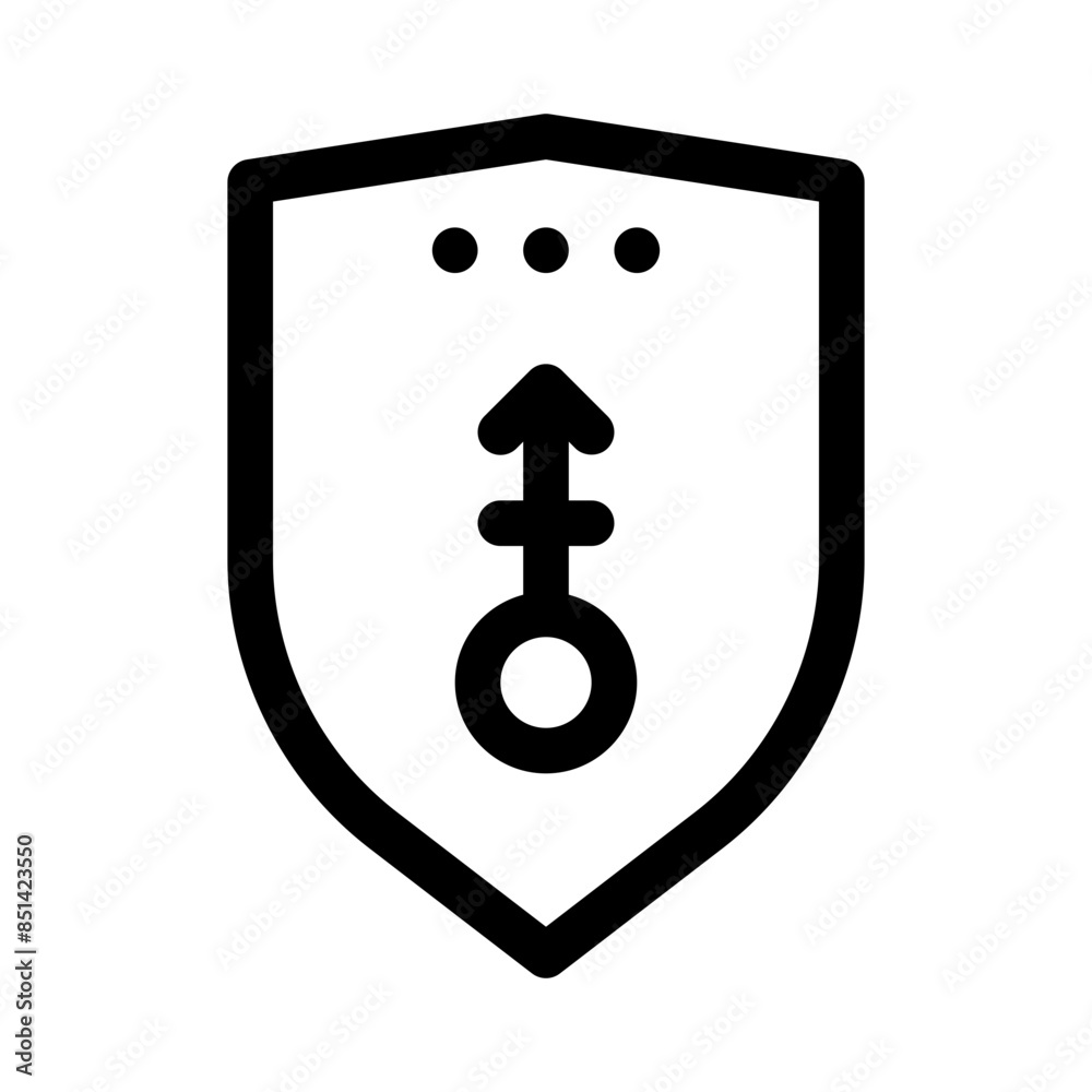 shield line icon shield line icon
