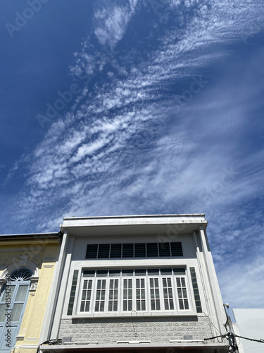 Phuket old town with Building Sino Portuguese