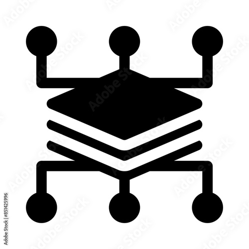 layers glyph icon