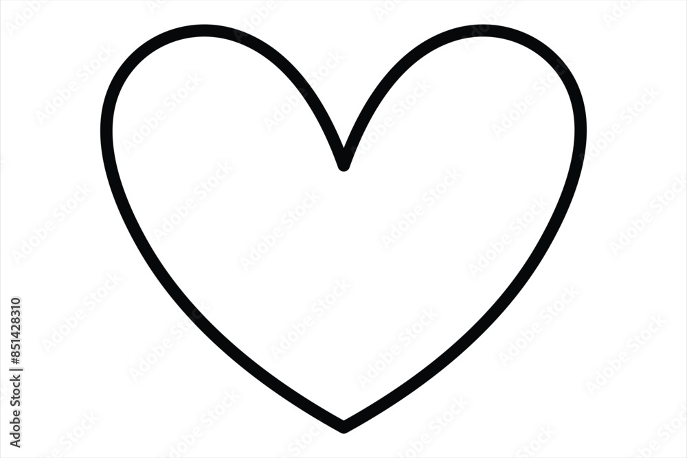 Heart continuous one line art drawing color shape Love sign outline Vector illustration Heart continuous one line art drawing color shape Love sign outline Vector illustration