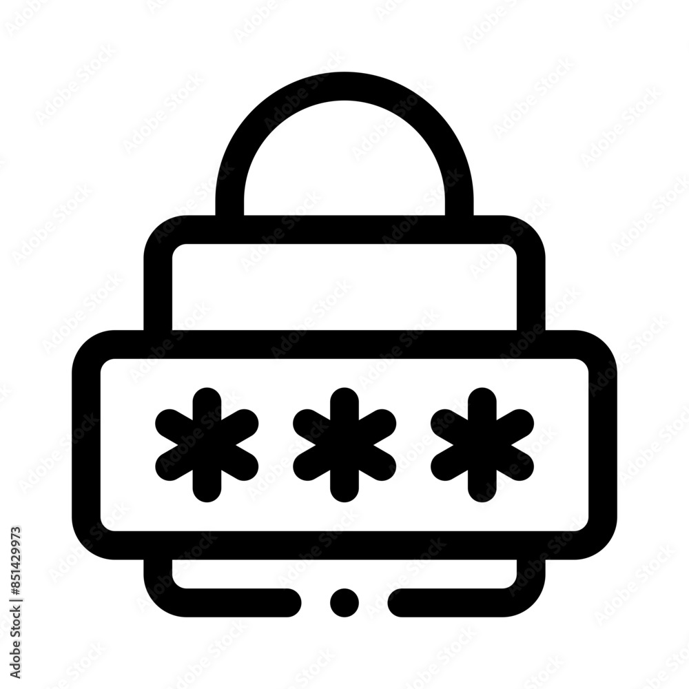 password line icon password line icon