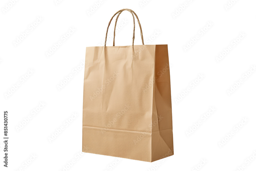 Paper bag isolated on transparent background Paper bag isolated on transparent background