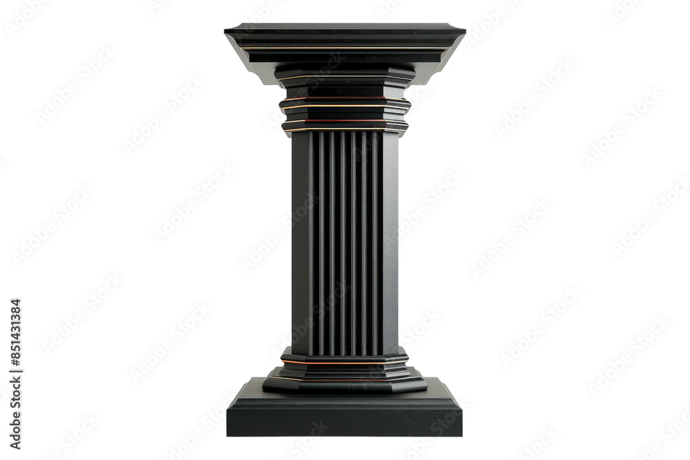 Podium isolated on transparent background Podium isolated on transparent background
