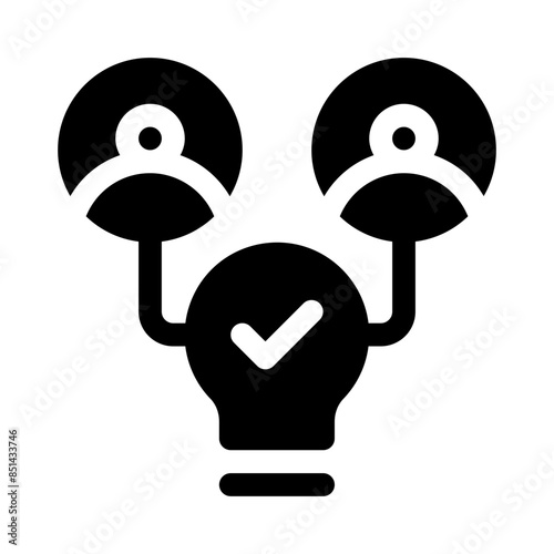 collaboration glyph icon