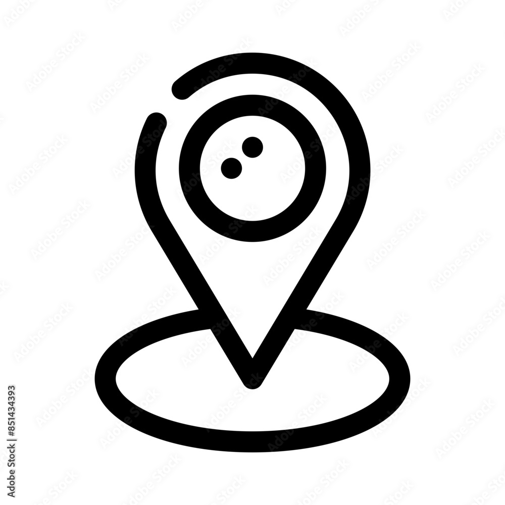 location line icon