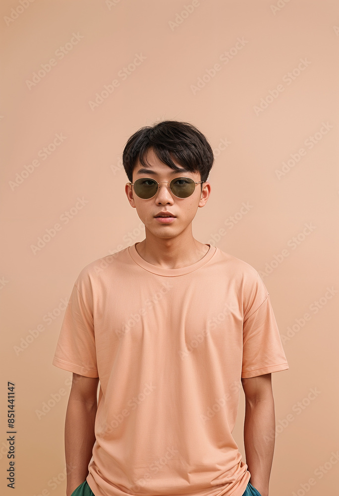 portrait of an Asian man looking cool portrait of an Asian man looking cool