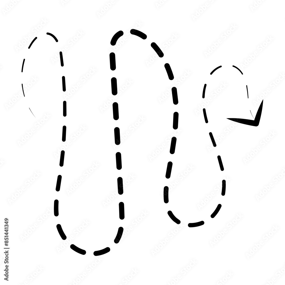 Dotted Line Arrow Dotted Line Arrow