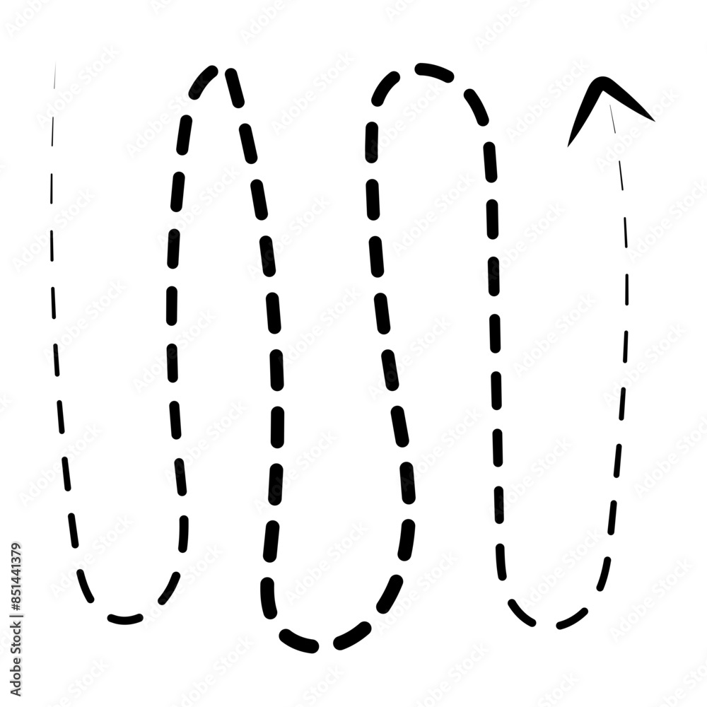Dotted Line Arrow Dotted Line Arrow