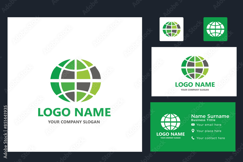 Global World vector logo Global World vector logo