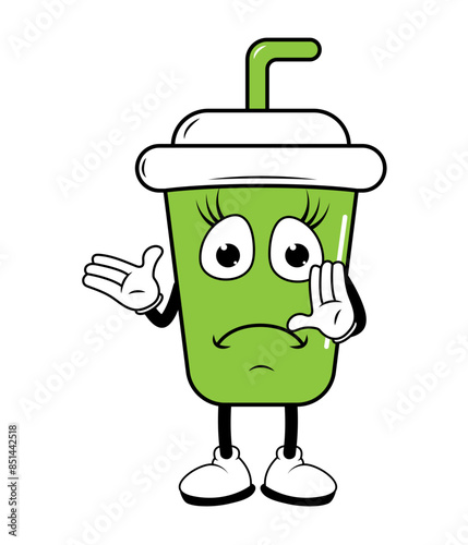 Drinking Cup Cartoon