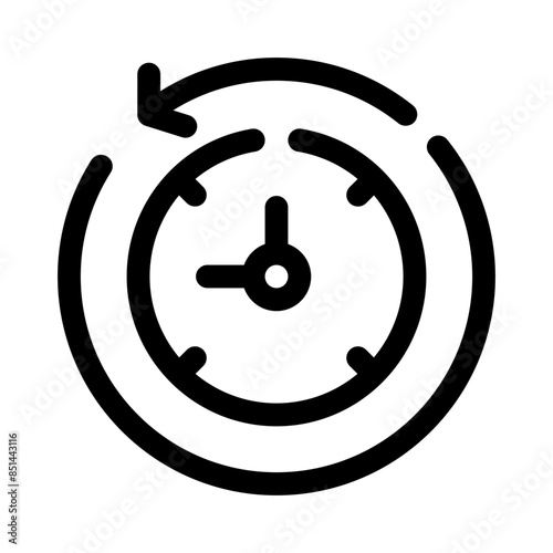 back in time line icon