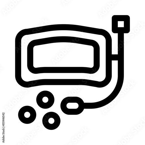 snorkel line icon