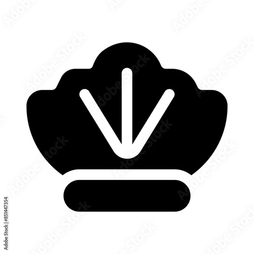 oyster glyph icon