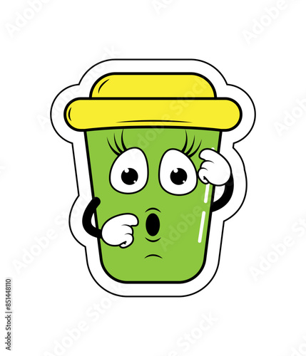 Drinking Cup Cartoon