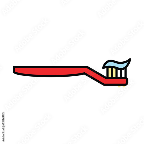 toothbrush icon vector design templates simple and modern