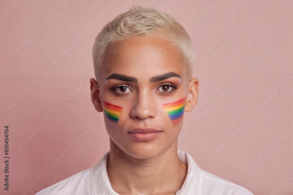 LGBTQ+ Rights Advocate: Close-up portrait of an activist, advocating for LGBTQ+ rights and equality.
LGBTQ+ Rights Advocate: Close-up portrait of an activist, advocating for LGBTQ+ rights and equality.