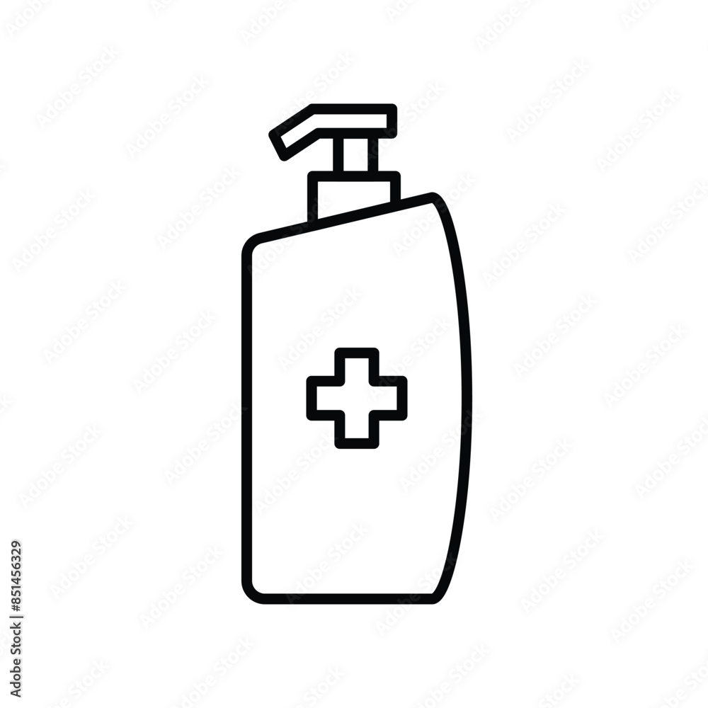 Fototapeta premium Liquid soap icon vector design templates simple and modern