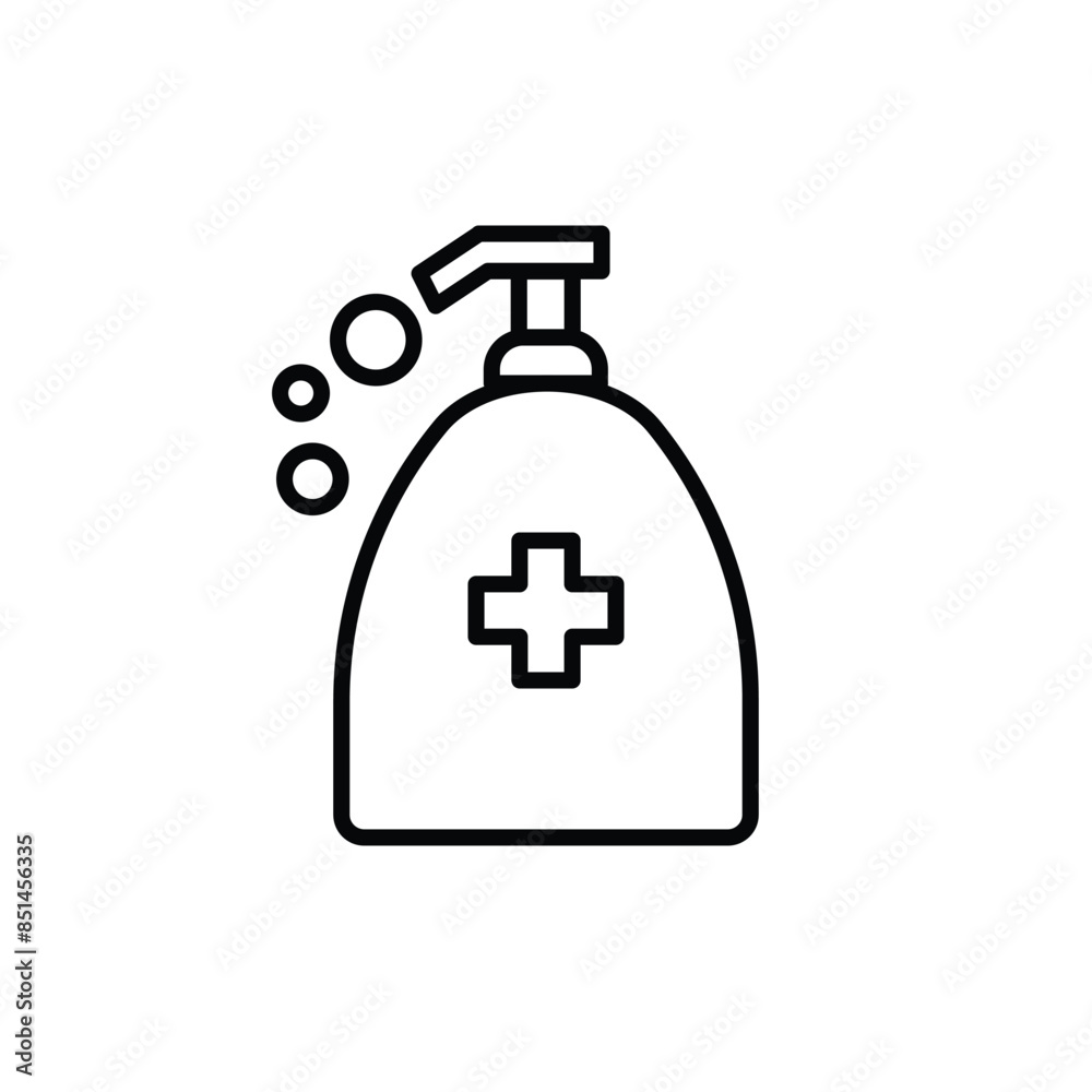 Obraz premium Liquid soap icon vector design templates simple and modern