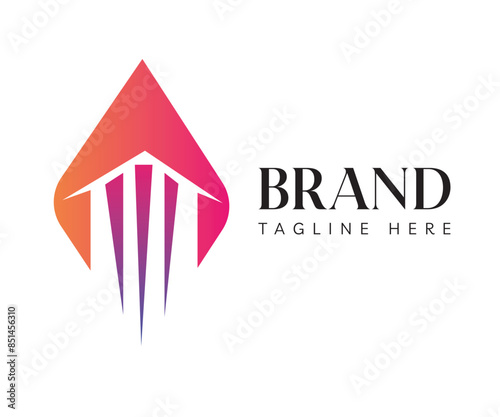 Arrow logo icon design template elements. Usable for Branding, Business and Technology Logos.
